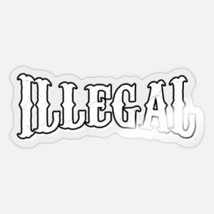 Sticker "Illégal Gang" Classique